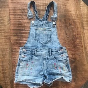 Girls Jean Short Overall